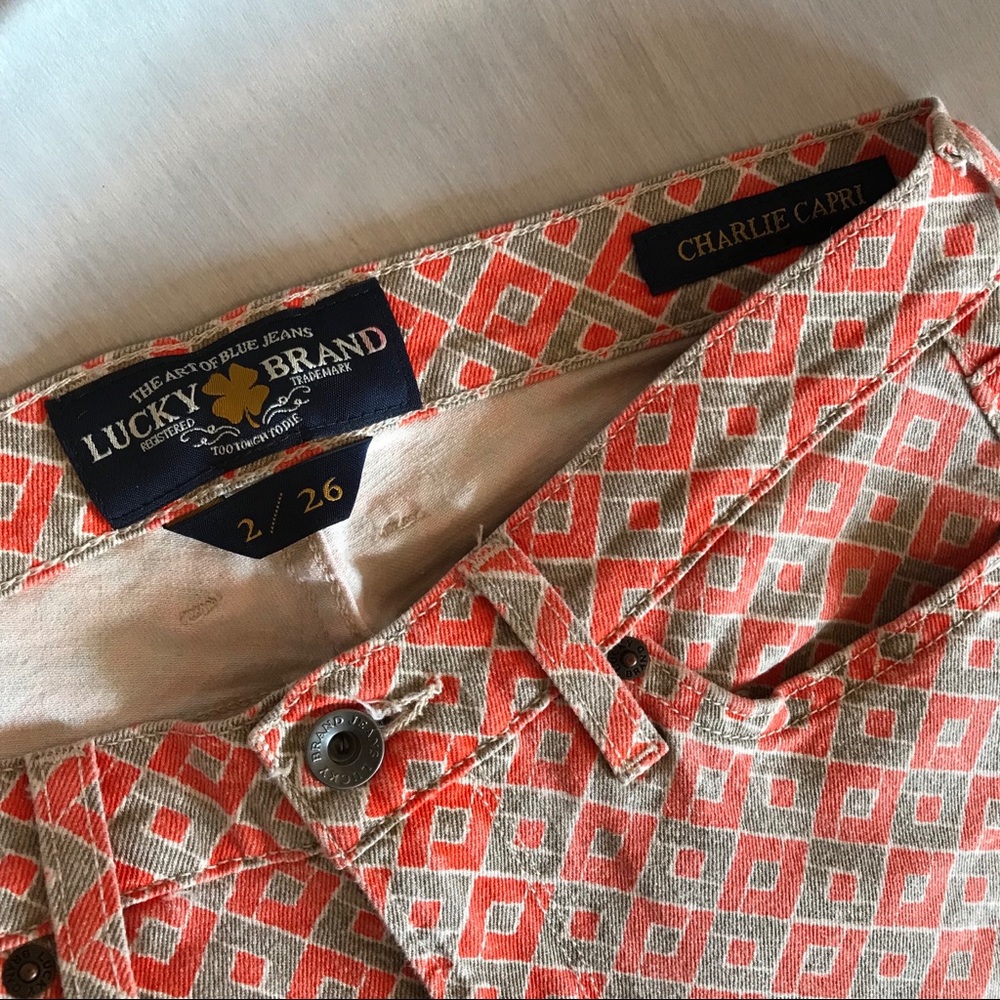 Lucky Brand Patterned Jeans - Picture 2 of 4